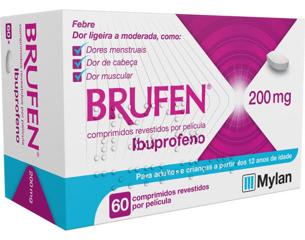 BRUFEN 200MG - IBUPROFENO 200MG 60 COMPRIMIDOS