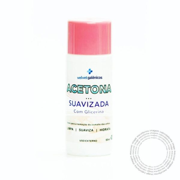 ACETONA SUAVIZADA COM GLICERINA 60ML