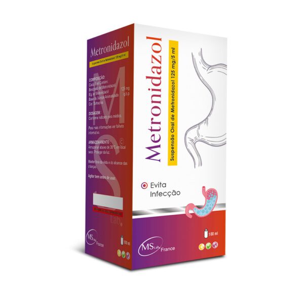 Dabenzol 250mg/5ml Metronidazol Suspensão Oral 100ml
